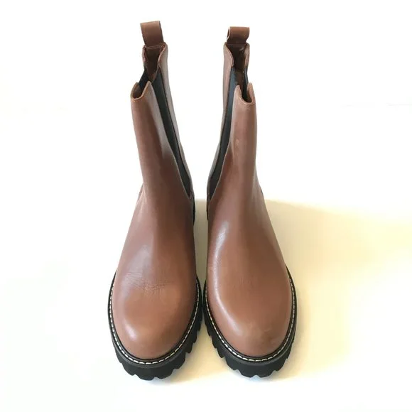 NEW JCrew Gwen Chelsea Boots Booties Womens 6 7.5 8 8.5 9 9.5 10.5 11 Brown - Picture 3 of 10